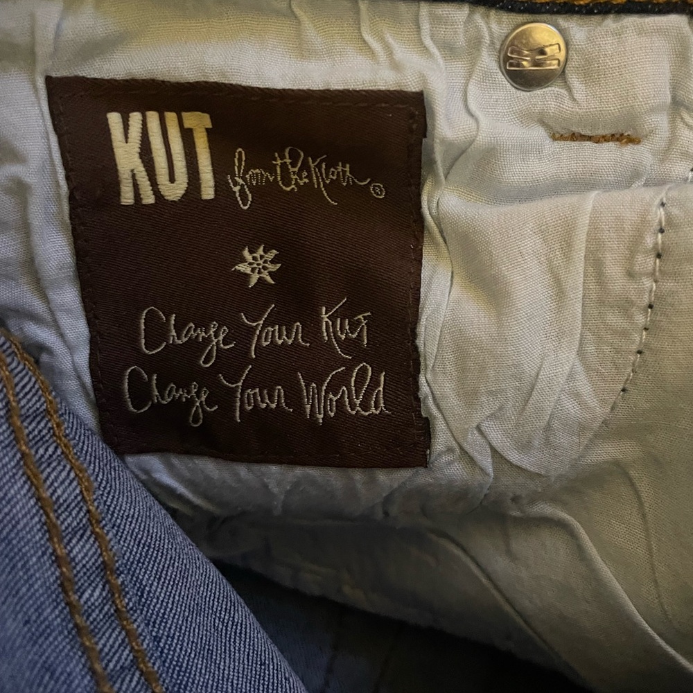 Sz:4 Kut From The Kloth Women’s Catherine Boyfriend Blue Jeans - Picture 7 of 10